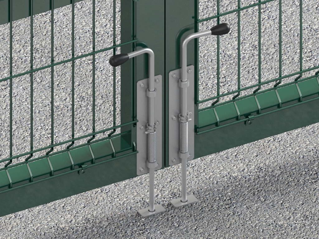 Задвижка в землю.